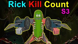 Every Time Rick Sanchez C137 Kills in Season 3 | Rick Kill Count | Rick and Morty Kill Count