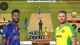 INDIA VS AUSTRALIA 1st T20  LIVE MATCH || Real Cricket 3d