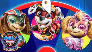 Spin the Wheel #3 💥 PAW Patrol: The Mighty Movie w/ Mighty Pups Marshall, Skye & Liberty | Nick Jr.