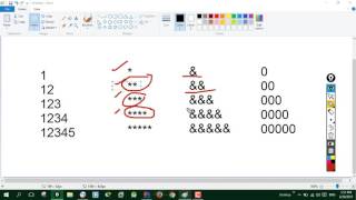 Problem Solving in Java 6 - Triangle Pattern 2