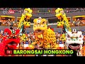 Atraksi Barongsai Tonggak dari HONGKONG | FIERY DRAGON LION SPORT ASSOCIATION #liondance