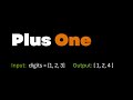 04. Plus One - leetcode | Java DSA LeetCode Solutions