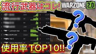 【Warzone2】みんなは何を使ってる？S4武器使用率ランキング！意外な武器がランクイン!?