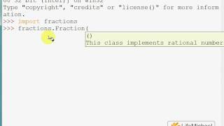 Python Fraction Type