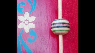 Tournage dune toupie à retournement