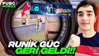 RUNİK GÜC GERİ DÖNDÜ!! GÖZLEDİYİMİZ AN! - PUBG Mobile (Ehliman Eliyev)