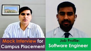 Mock Interview Software Engineers for Freshers I Campus Interview I Arvind Singh Pemawat