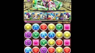 【パズドラ】女神降臨！ 聖女神 超地獄級 未来の時女神・スクルド PT