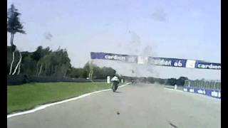 almost highsider at Brno circuit - onboard