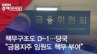 책무구조도 D-1…당국 “금융지주 임원도 책무 부여”