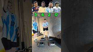 FAST JUMP VS 4 POPULAR FOOTBALLERS | WHO JUMPS BETTER ?🦵😱 #challenge #football #foryou #funny