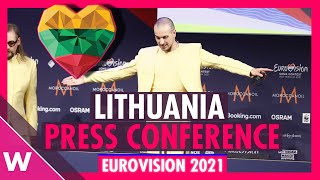 Lithuania The Roop: Semi-Final 1 Qualifiers Press Conference at Eurovision 2021
