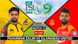 Peshawar Zalmi vs Islamabad United live match PSL 9 - Match 13 | lq vs pz | Live Match | HPGz