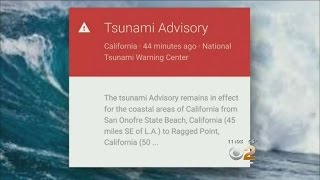 Tsunami Advisory In Effect For Coastal Areas Of Calif. After Chile Quake