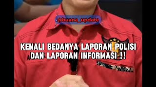 YUK KENALI BEDANYA LAPORAN POLISI DAN LAPORAN INFORMASI!! #KlinikHukumBEP Eps 86! #MauKerenBEPAja