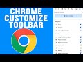 The New Google Chrome Customize Toolbar Options