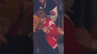 Taylor Swift’s reaction after Chiefs won Super Bowl! 🏆 #shorts #taylorswift #nfl
