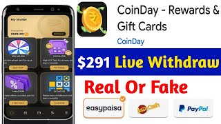 🪙 CoinDay - Rewards \u0026 Gift Cards Real or Fake | Payment Proof | Referral Code