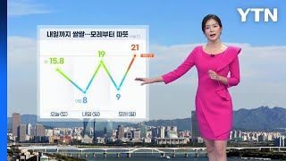 [날씨] 내일 아침 기온 '뚝'...낮에도 찬 바람 불며 쌀쌀 / YTN