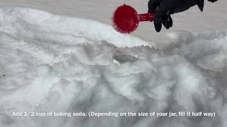 EarlyON Science: Snow Volcano