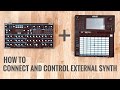 How to connect and control an external synth with the Akai Force (Novation Peak, MIDI CC)