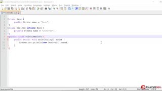 Java Tricky Program 15 - hiding superclass variable method