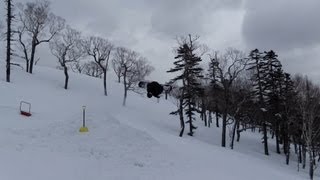 浜中町スノーボード狂会 NGなダブルフロントフリップ