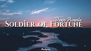 Deep Purple Soldier of Fortune (lyrics)