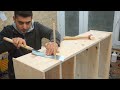 making a cabinet from pine wood wood cabinet diy woodworking Çam ağacından ahşap dolap yapımı