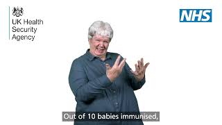 Child Immunisation at one year of age (BSL)