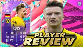 5⭐ SKILL MOVES + META TRAITS?!😱 91 SBC FUT BIRTHDAY REUS PLAYER REVIEW! FIFA 21 Ultimate Team