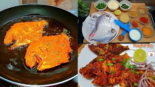 Pomfret fry recipe || Pomfret fry || Paplet fry