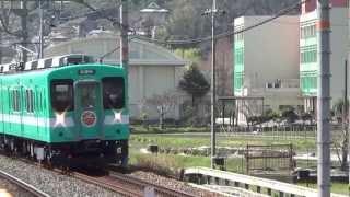 [FHD]105系紀勢線色試運転@島本(20130322) Series 105 EMU Kisei Version Test Run