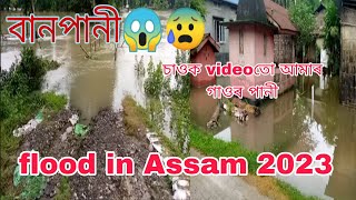 বানপানী😱🙏2023 / #বানপানী ভয়ানক বানপানী অসমৰ 2023//#FLOODinassam2023 #flood #Assam