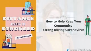 How to Help Keep Your Community Strong During Coronavirus | keep your community strong 2020