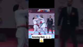 Amazing Kick Female Kumite Cairo 2023 - WkF #karate #wkf #cairo #2023 #shorts #female #kumite #fight