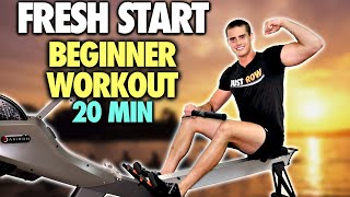 FRESH START 20-Minute Rowing Workout (Get Back Into Rowing!)