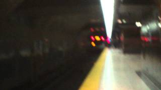 TTC's Toronto Rocket subway departs Downsview station