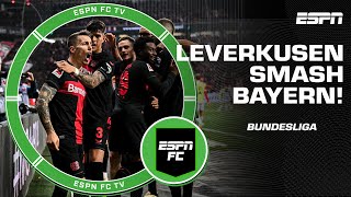 REACTION: Bayer Leverkusen SMASH title rivals Bayern Munich 3-0 | ESPN FC