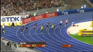 AMAZING ! Bolt run faster than 9'58 and 19'19 !