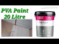 how work to pva paint inside wall.