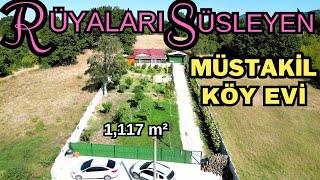 ((( SATIŞ DIŞI))) RÜYALARI SÜSLEYEN 1,117 M2 MÜSTAKİL KÖY EVİ