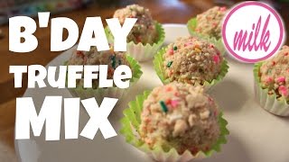 MILKBAR B'Day Truffle Mix TEST | funfetti cake balls