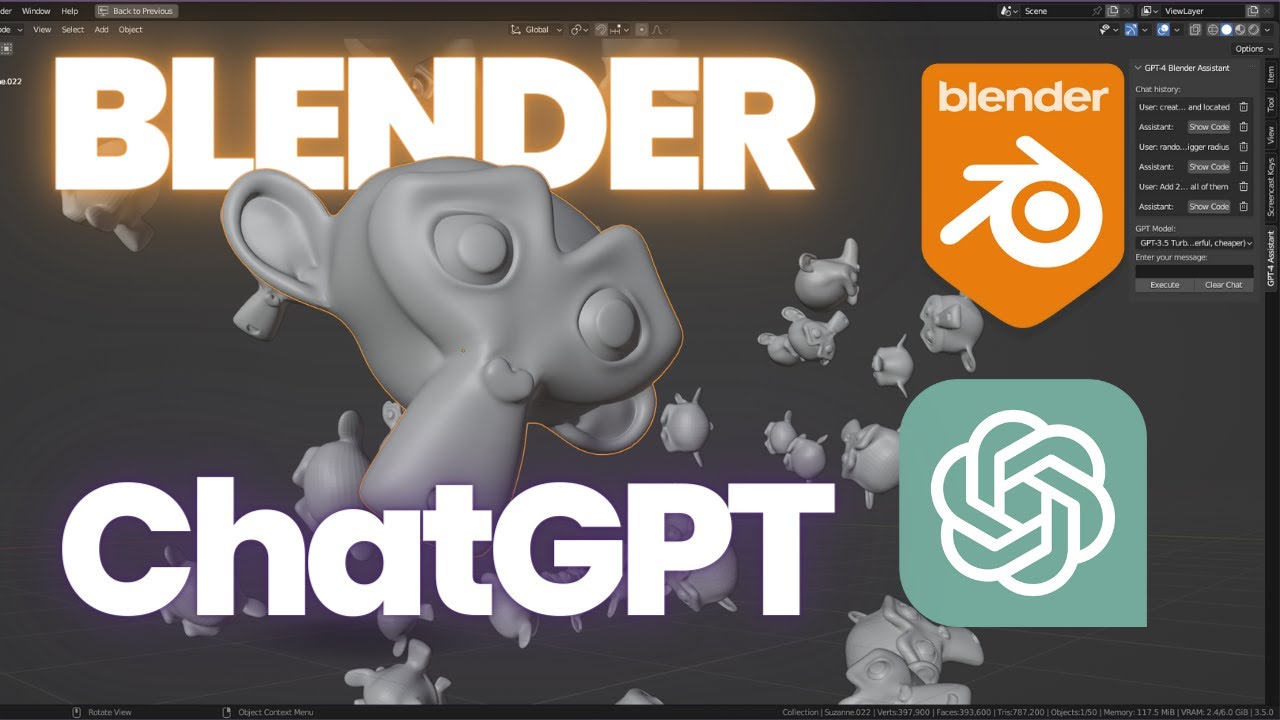 ChatGPT Ile Blender Kullanma #blender #chatgpt #modelleme - YouTube