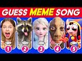 GUESS MEME & WHO'S SINGING 🎤🎵 🔥 | Lay Lay, King Ferran, Salish Matter, Elsa, MrBeast, Skibidi Toilet