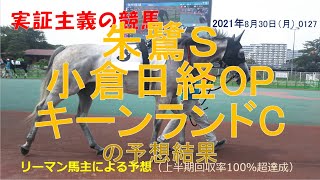 朱鷺ステークス 小倉日経オープン キーンランドカップ 2021 【予想結果】上半期回収率100％超！実証主義の競馬：朱鷺Ｓ＆小倉日経ＯＰ＆キーンランドＣの予想結果･･･的中 _0127