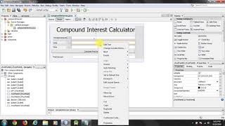 Java program for beginners | Compound interest calculator | Netbeans Ide 8.2