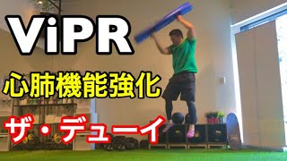 【ViPR】超高強度トレーニング。サーキットに使える【The Duey】という種目の解説。注意点とポイント、強度変化