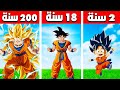 فيلم روبلوكس : 200 سنة وانا غوكو 💪 ( اتحولت لسوبر غوكو الازرق ) قوة رهيبة 💥