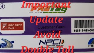 Avoid Double Toll Tax